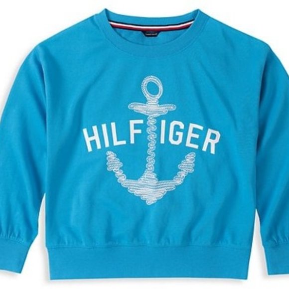 Girl's Sweatshirt Logo Anchor - Picture 2 of 2